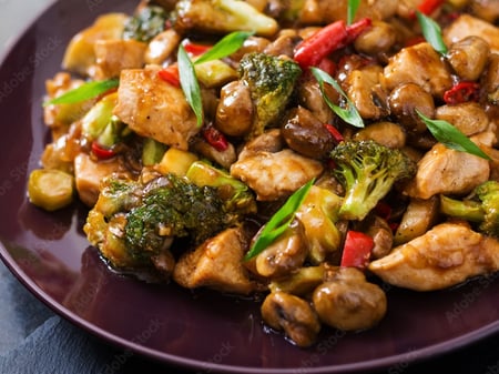 Honey Mustard Chicken Stir-Fry