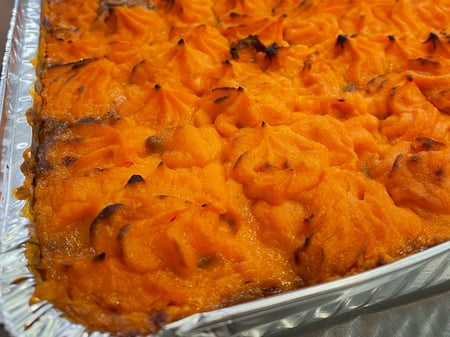 Curried Lentil & Sweet Potato Pie