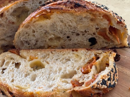 Semi Sun-Dried Tomato & Mozzarella Sourdough