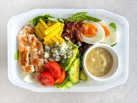 Cobb Salad with honey-mustard dressing
