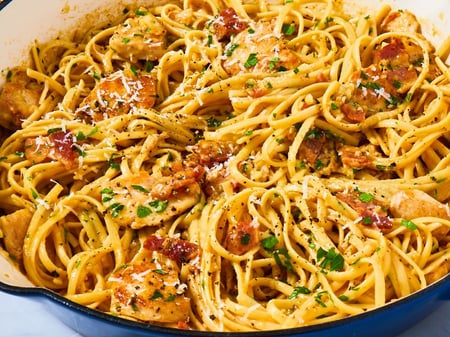 Creamy Chicken Carbonara