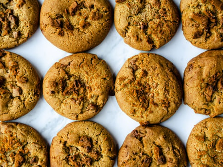 Biscoff Stuffed Cookie