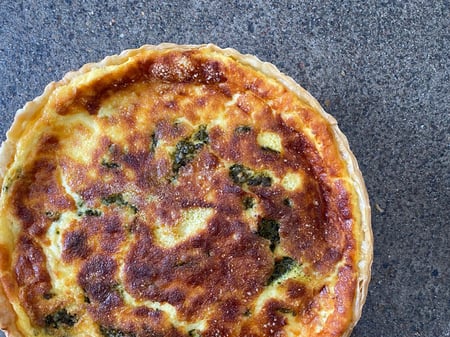 Roast Vegetable Quiche