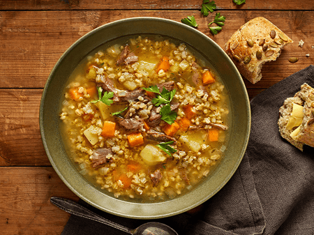 Lamb Shank and Barley Soup