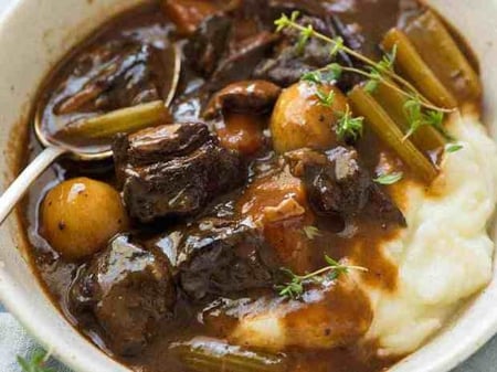 Beef Stew with Creamy Mash