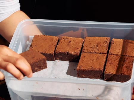 Chocolate, Almond & Espresso Brownie (GF)