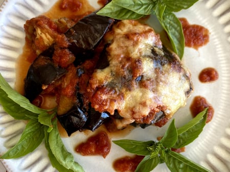 Aubergine Parmigiana