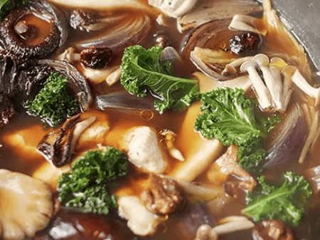 Chicken, Ginger, Mushroom and Miso Soup - FROZEN DOWN