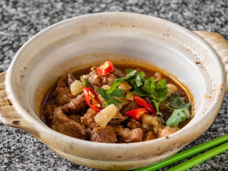 Braised and Caramelised Pork Belly (Thit Kho To)