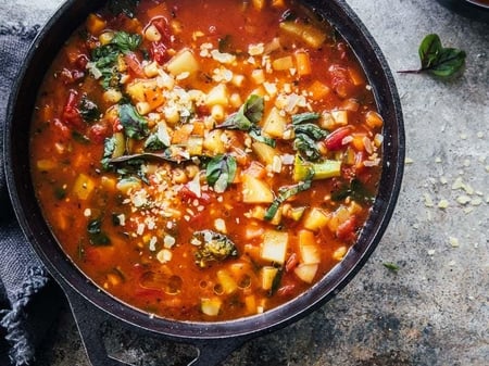 Vegetable Minestrone Soup