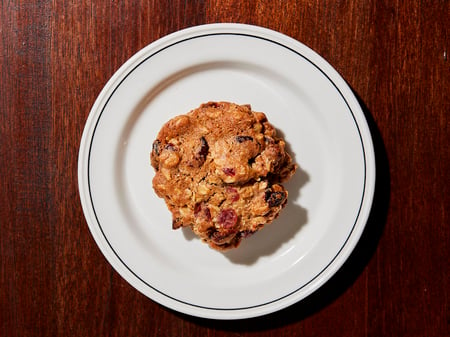 Cranberry, Pecan and Oat cookie