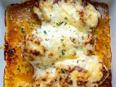 CHEESY FRENCH ONION CHICKEN