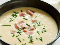 Potato, Leek and Bacon soup