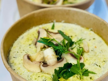 Soup Chicken, Leek, Mushroom and Tarragon Soup (frozen)