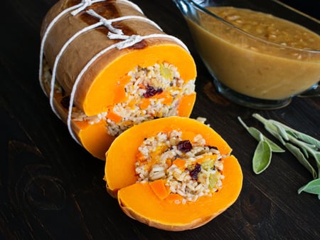 Glazed & Stuffed Pumpkin - Apx 2kg