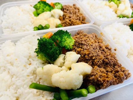 Lean - Savoury Grassfed Beef Mince / Veg & Rice