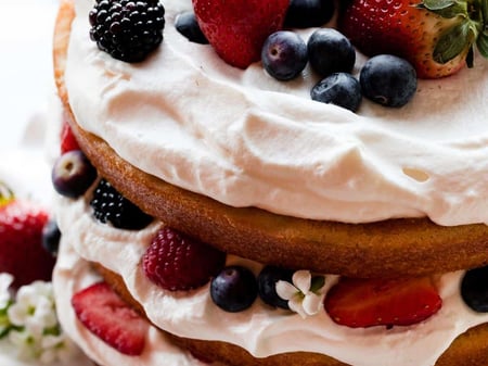 Berry Cake - Whole | GF - Vegetarian - Halal