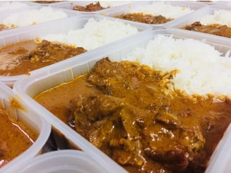 Beef Vindaloo Curry w Basmati Rice Regular