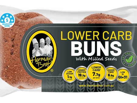 Hermanbrot Low Carb High Protein Buns (2 pack)