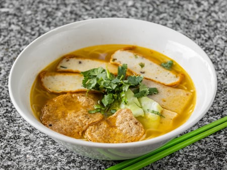 Fried Fish Cake Noodle Soup