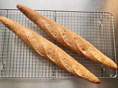 Buckwheat baguette