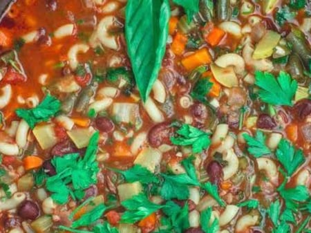 Vegan Minestrone Soup