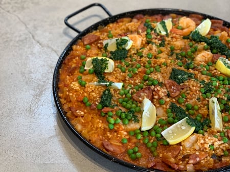 Paella - chicken + chorizo