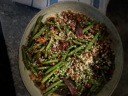 Chinese Style Pork with Green Beans