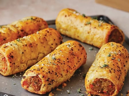 Chicken and Vegetable Sausage Rolls