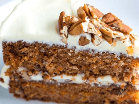Carrot and Sultana Cake with Burnt Butter Cream Cheese Frosting