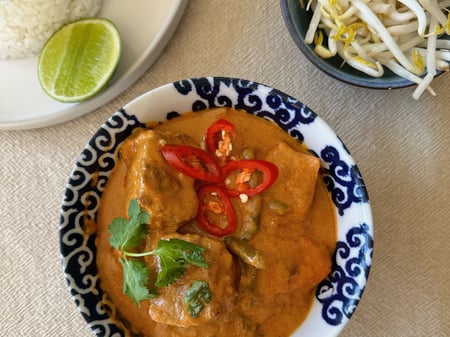 Cambodian Beef Red Curry