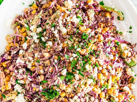 Mexican street corn coleslaw