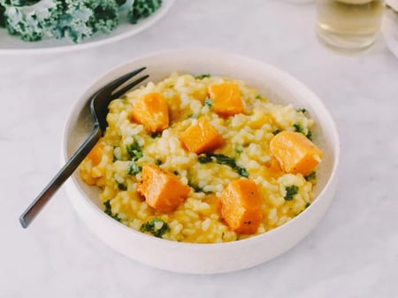 Pumpkin, Kale and Goats Cheese Risotto Frozen