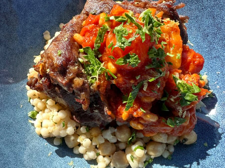 Slow Roasted Lamb w Cous Cous