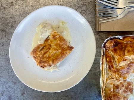 Chicken, Leek and Potato Pie