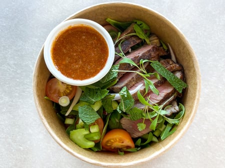 Thai Beef Salad with nam jim dressing