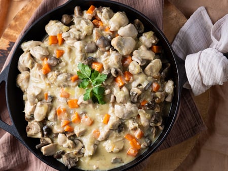 Creamy Chicken & Vegetable Blanquette