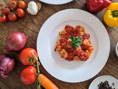 Potato Gnocchi with Napolitana Sauce