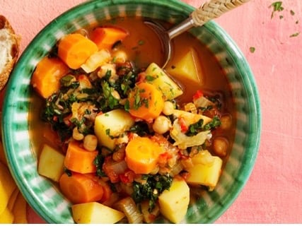 Rich Vegetable Stew with Chickpeas