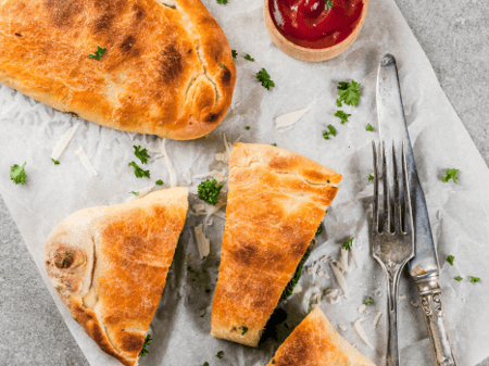 Spinach and Feta Pocket