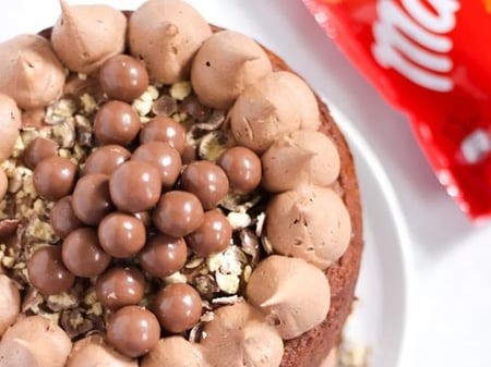 Caramel Malteser Cake