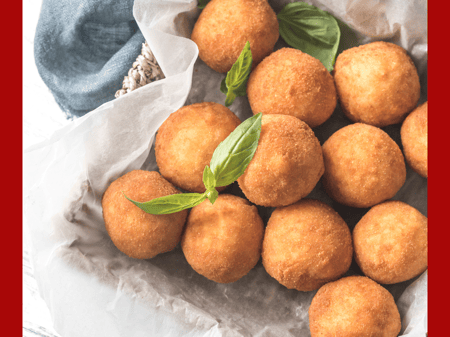 FROZEN Roasted Pumpkin and Fetta Arancini Balls