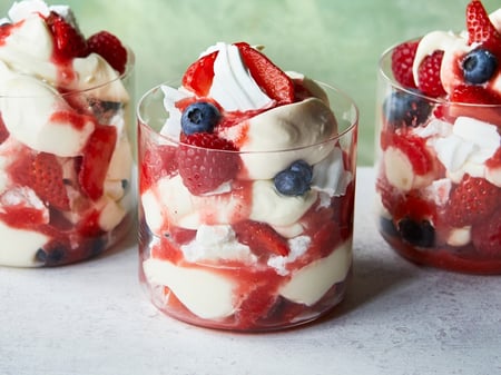 Eton Mess with Mixed Berries