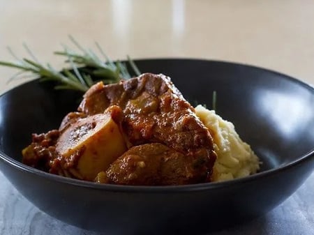 Veal Osso Bucco with Mash Potato