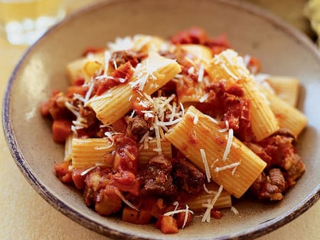 Lamb Ragu with Rigatoni