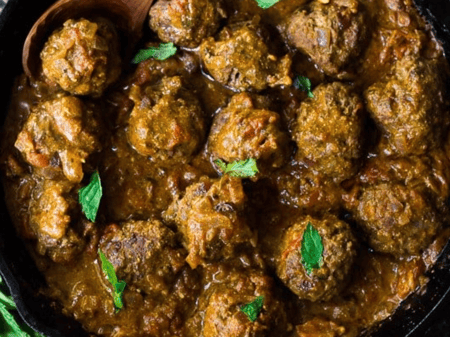 Lamb Balti Meatballs