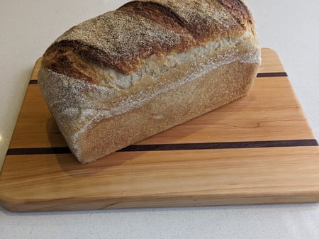 Bread Board - Cyprus & Purple Heart