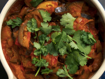 Eggplant & Tomato Curry