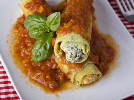 Pumpkin & Ricotta Cannelloni