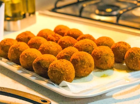 Arancini Balls Vegetarian